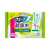 ウェーブ超保水ウェットシート ノンアルコール除菌