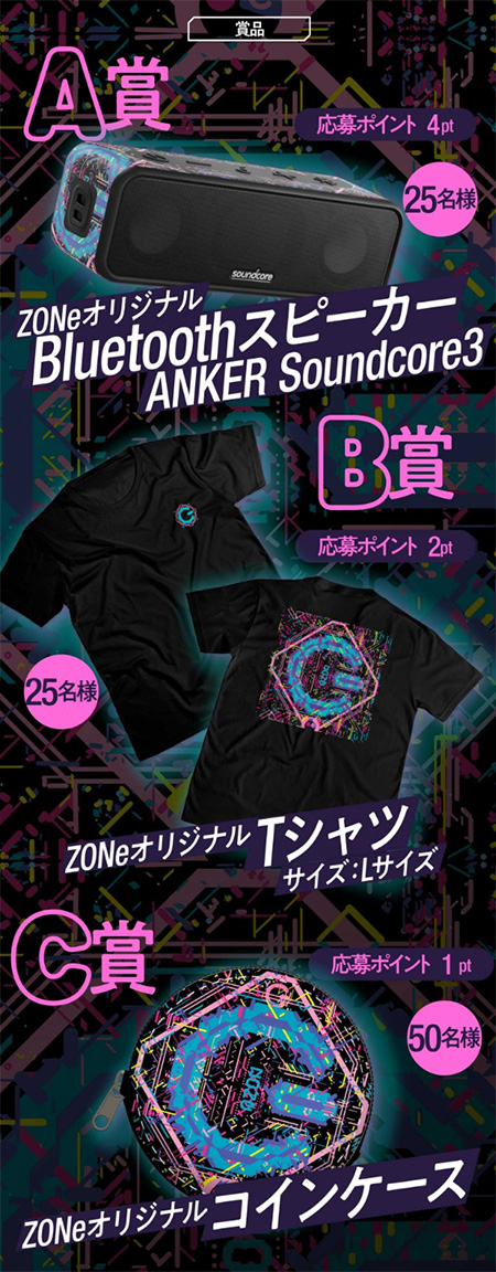 ウエルシア限定！ZONeオリジナルグッズが当たる！