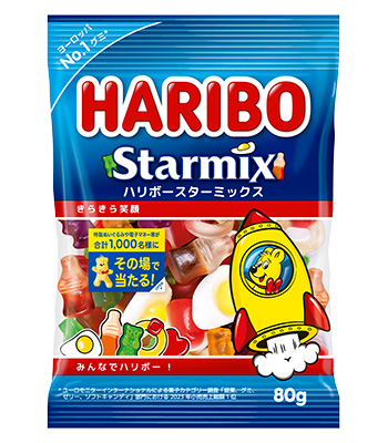 HARIBOスターミックス80g