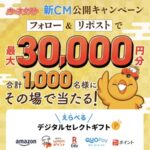 カーネクストXフォロー&リポストでその場で当たるキャンペーン