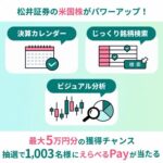 松井証券Xフォロー＆リポスト キャンペーン