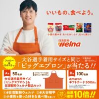 日清製粉ウェルナ×大谷翔平「いいもの、食べよう。」キャンペーン