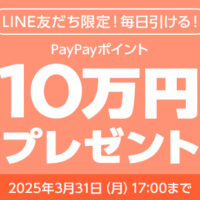 PayPayポイント最大10万円相当プレゼント ワイモバイルLINEキャンペーン