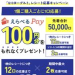 カネカ食品 Q10ヨーグルトレシート応募キャンペーン