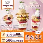 ハーゲンダッツギフト券が当たる！ジョナサンのXキャンペーン