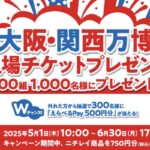 ニチレイフーズ 大阪・関西万博入場チケットプレゼントキャンペーン