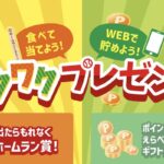 メイトー ホームランバー 食べて当てよう！WEBで貯めよう！ワクワクプレゼント