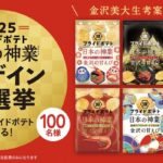 プライドポテト詰め合わせが100名様に当たる！湖池屋プライドポテト 日本の神業 金沢デザイン総選挙