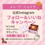 メリメロ ベリーベリー ラビアンが当たる！メレ・ド・ショコラのキャンペーン