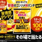 ポテトチップス 背徳のコンソメWパンチ 12袋が当たる！カルビーのXキャンペーン
