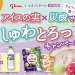 イオン×江崎グリコ アイスの実×炭酸でしゅわとろっキャンペーン
