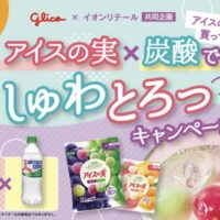 イオン×江崎グリコ アイスの実×炭酸でしゅわとろっキャンペーン