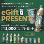 セブン-イレブン×スターバックス Starbucks eGift Presentキャンペーン