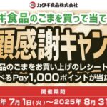 カタギ食品のごまを買って当てよう！ご愛顧感謝キャンペーン
