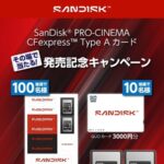 Sandisk特製ステッカー、QUOカード3,000円分が当たる！サンディスクのXキャンペーン