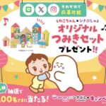 わこちゃん×シナぷしゅ オリジナルつみきセット、選べる月齢セットが当たる！和光堂のキャンペーン