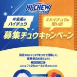 ハイチュウ×green label relaxing×NEW ERA コラボキャップなどが当たる！森永製菓のXキャンペーン