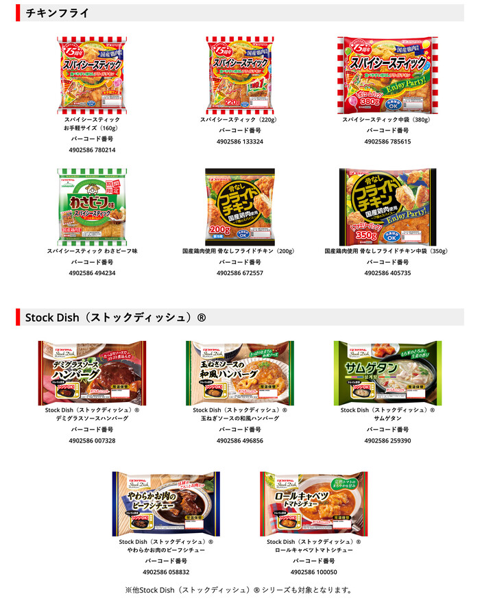 プリマハム対象商品5