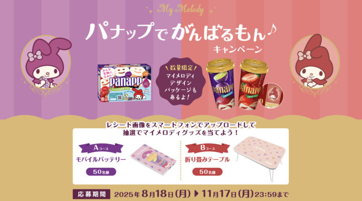 江崎グリコ パナップでがんばるもん♪キャンペーン