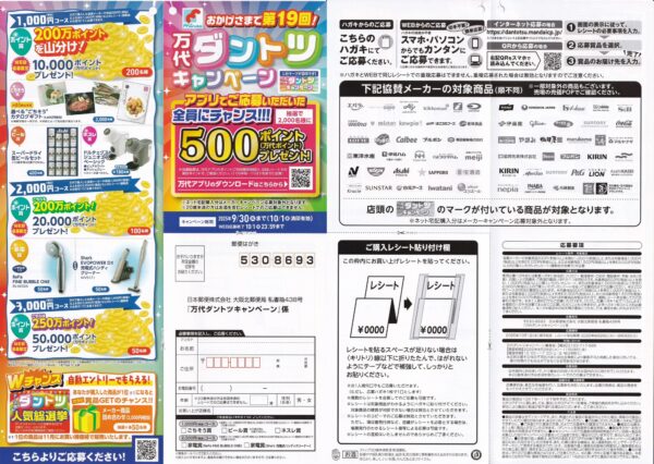 万代ダントツキャンペーン