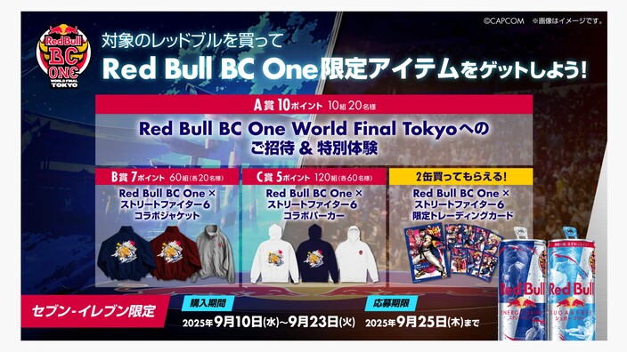 セブン‐イレブン×レッドブル Red Bull BC Oneセブン‐イレブン限定レシートキャンペーン