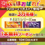 セブンイレブン 秋をほおばれ フォロー&リポストキャンペーン