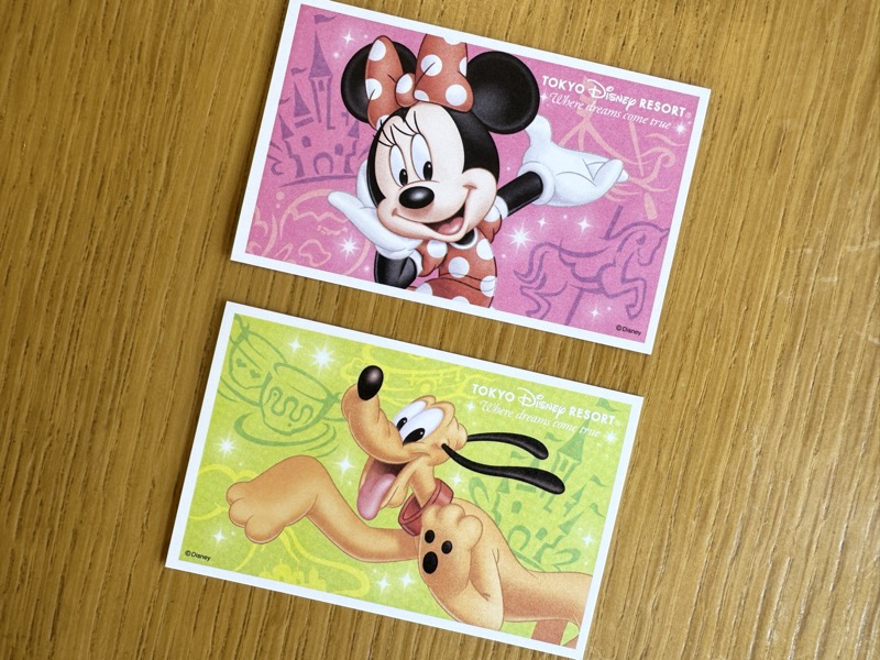 ディズニー貸切チケット表面のデザイン