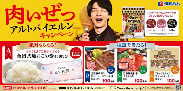 伊藤ハム 肉いぜっアルトバイエルンキャンペーン