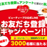 日本ペットフード ビューティープロ公式LINEお友だち登録キャンペーン