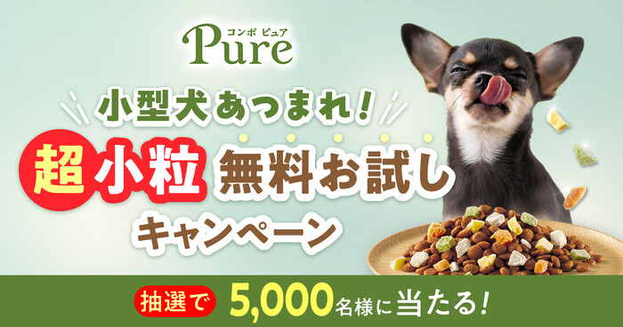 日本ペットフード コンボ ピュア ドッグ 超小粒無料お試しキャンペーン
