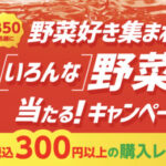 カゴメ 野菜好き集まれ！いろんな野菜が当たる！キャンペーン