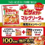 カルビー #ピザポテト 新商品発売記念プレゼントキャンペーン