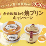 オハヨー乳業 かため味わう焼プリンキャンペーン