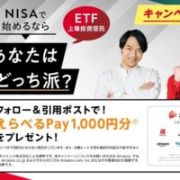 野村アセットマネジメント NISAで始めるならあなたはどっち派?キャンペーン