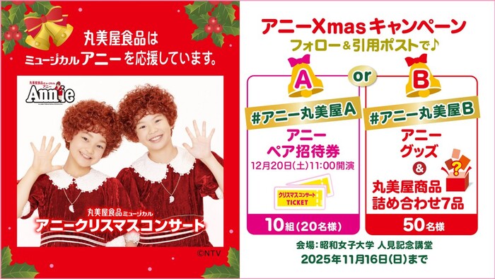 丸美屋食品 アニーXmasキャンペーン