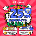 PayPayポイントが当たる AliExpressのXプレゼントキャンペーン