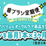 トップバリュ 歯ブラシ定期便キャンペーン