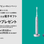 パナソニック ドルツ W音波振動ハブラシデビューキャンペーン