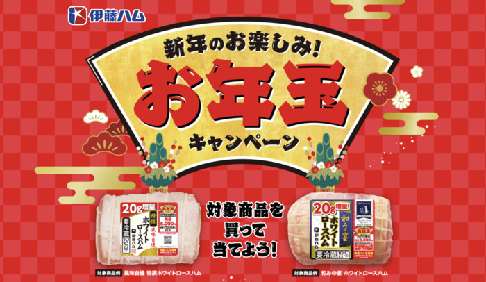 伊藤ハム 新年のお楽しみ！お年玉キャンペーン