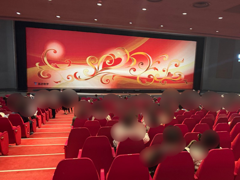 宝塚歌劇の劇場の中