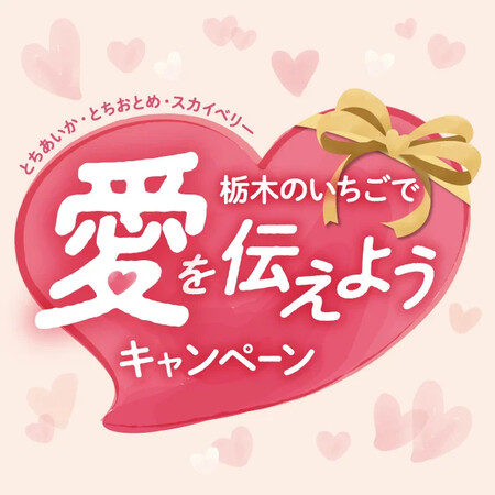 JA全農とちぎ 栃木のいちごで愛を伝えようキャンペーン