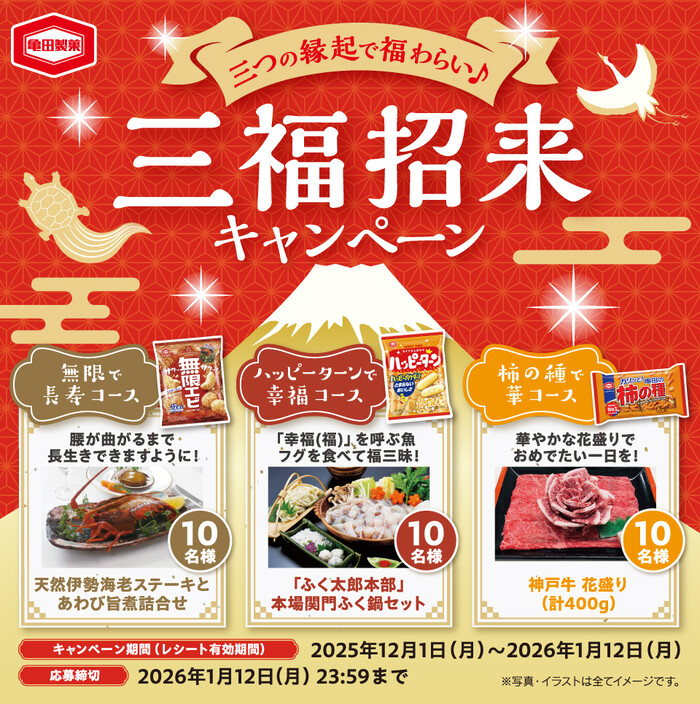 亀田製菓×対象店舗 三福招来キャンペーン