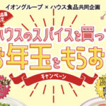 イオングループ×ハウス食品 【全国エリア】ハウスのスパイスを買ってお年玉をもらおうキャンペーン