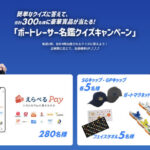 えらべるPay、キャップ、フェイスタオル などが当たる!ボートレーサー名鑑クイズキャンペーン