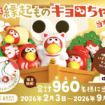 森永製菓 チョコボール「復刻版！縁起ものキョロちゃんストラップ当たる！」プレゼントキャンペーン