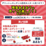 オーケー・ベルク・平和堂×JA全農ふくれん デリッシュキッチン 博多あまおうを買って応募しよう!キャンペーン