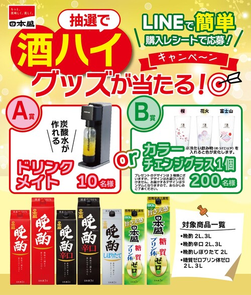日本盛 酒ハイグッズが当たる！キャンペーン