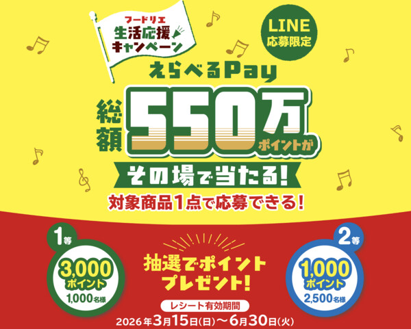 フードリエ 生活応援キャンペーン