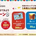 日本製紙×牛乳メーカー ジャッキーと開けてみようキャンペーン