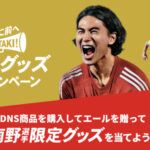 第一三共ヘルスケア ともに前へ!南野拓実選手 DNS応援ダブルキャンペーン 限定グッズキャンペーン